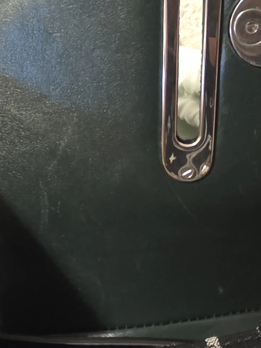 Burberry Black and Silver Monogram Saddle Pouch - Picture 4 of 6